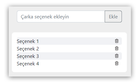 3. Seçenekleri Gözden Geçirin